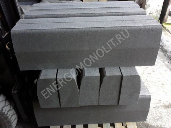 Фотографии ЖБИ бордюр - Изготовление бетонных бордюров